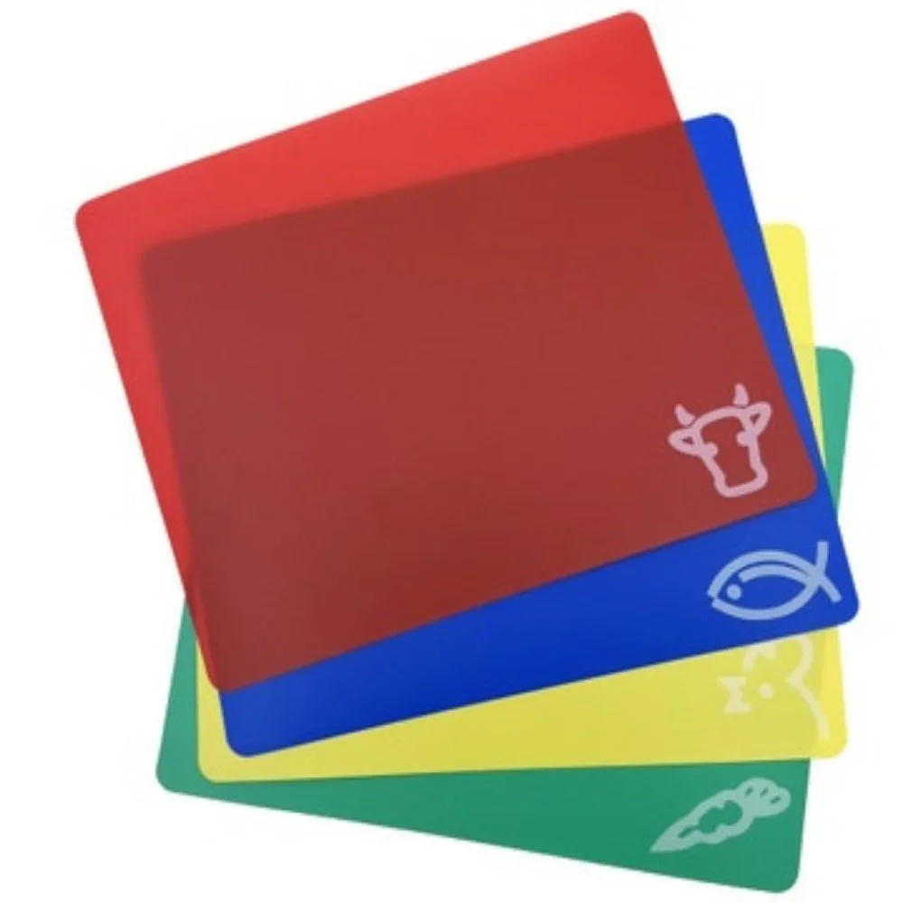 4 Pc Flexible Cutting Board Set